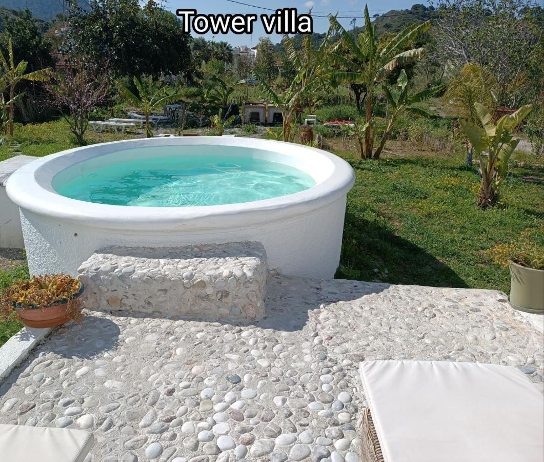 Tower Traditional Pool Villa Kremastí Exterior foto